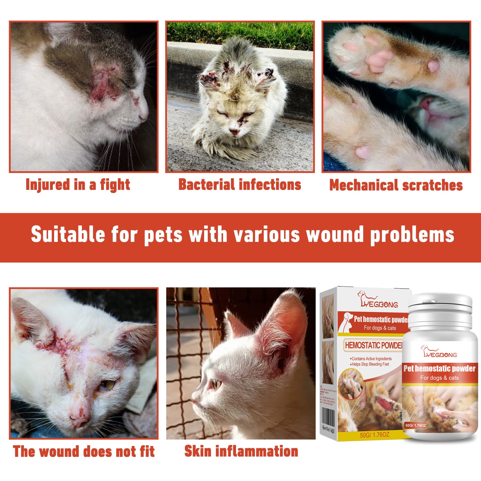 Pet Hemostatic Powder
