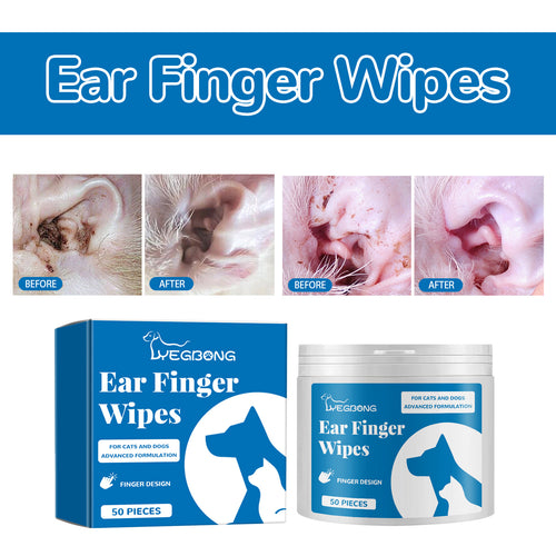Pet cleaning hand wipes
