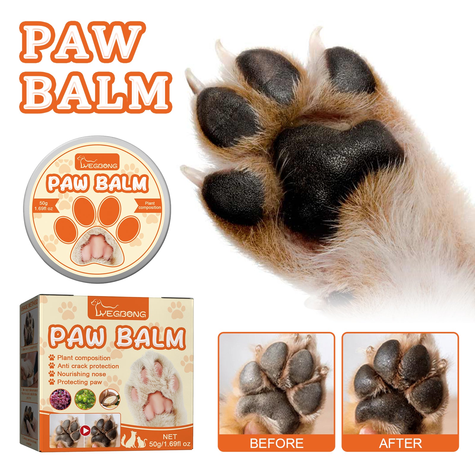 Pet Moisturizing Nail Cream