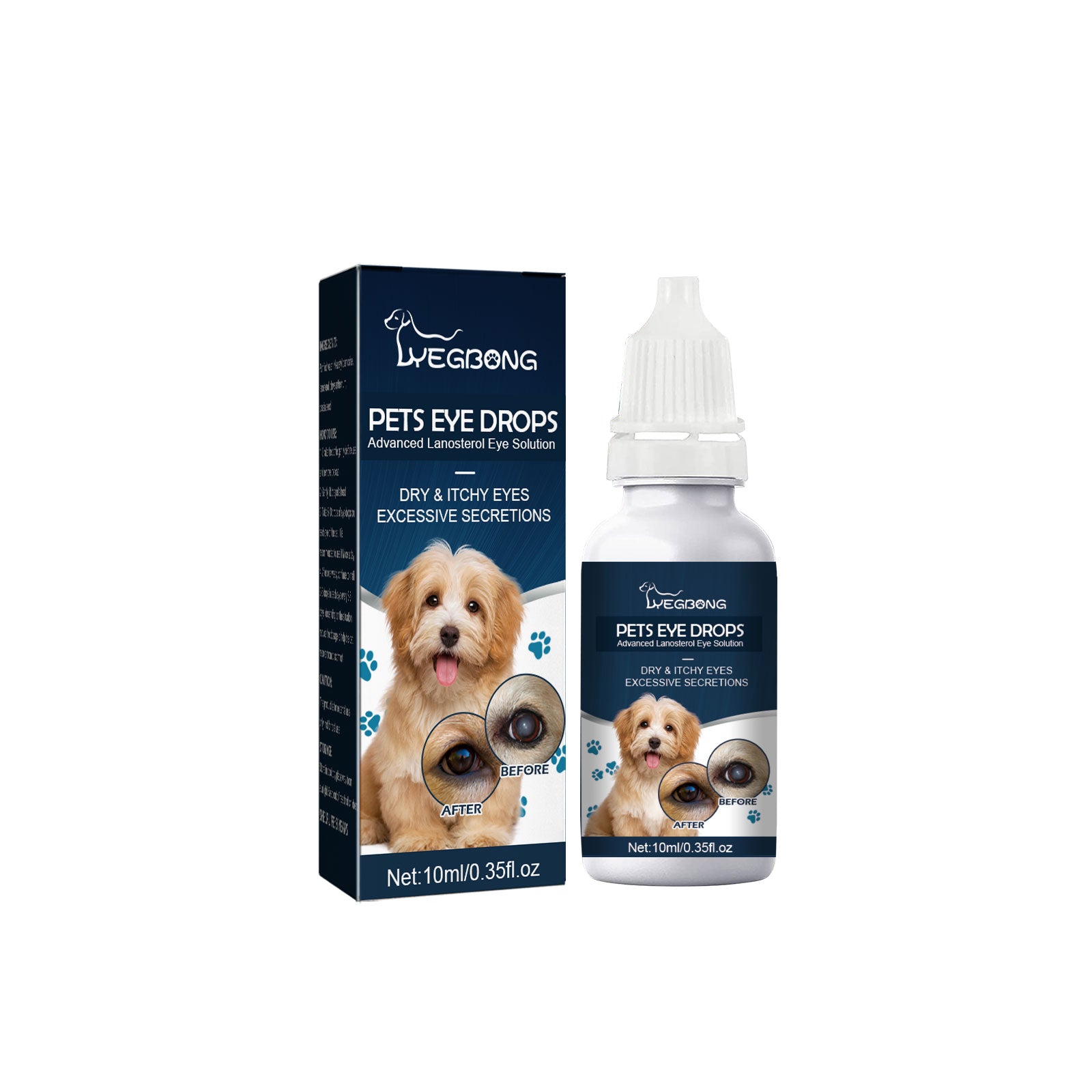 Pet eye drops